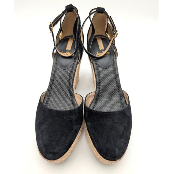 Sam Edelman Nati Platform Ankle Strap Pump Women's Black Size US10M EU41 - Picture 9 of 12